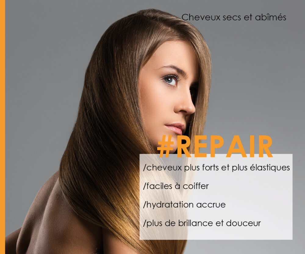 gamme repair cheveux secs et abimes