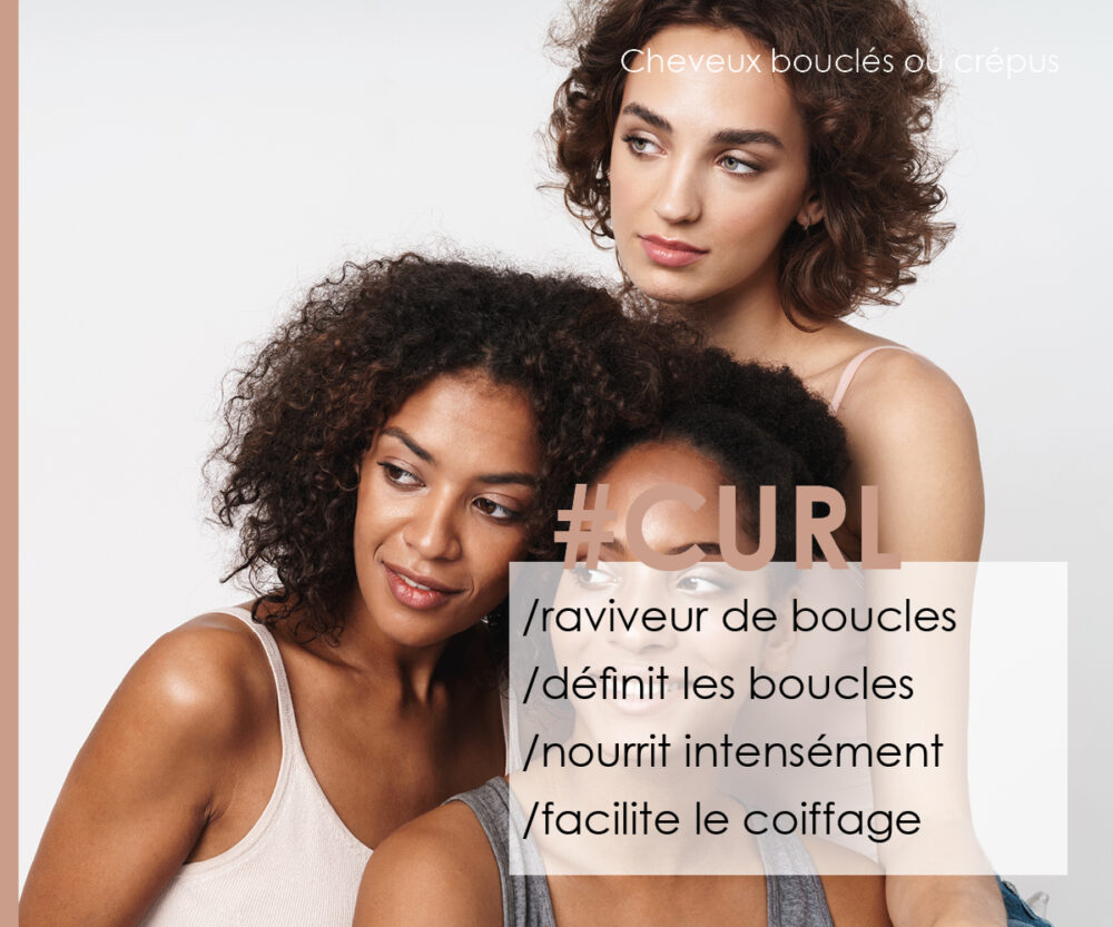 gamme curl cheveux boucles